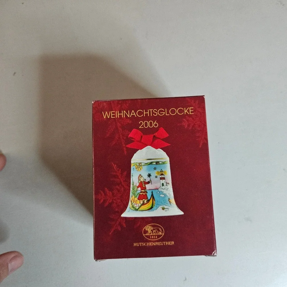 Hutschenreuther 2006 Christmas Bell Ole Winther Beim Leuchtturm Porcelain Boxed